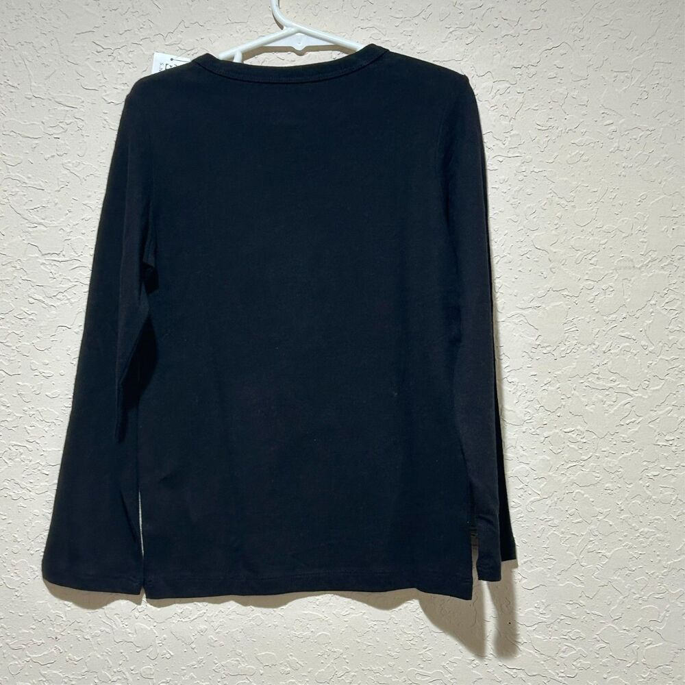 Children's Place Graphic Tee "Happy Kwanzaa" Long Sleeve Shirt Black Unisex 5T - Picture 7 of 11